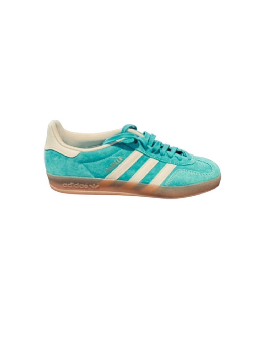 Men's Adidas Gazelle Indoor Blue White Sneakers Size 10.5 - Picture 4 of 8
